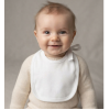 BB10: Plain White Neck Tie Bib (Made in UK)